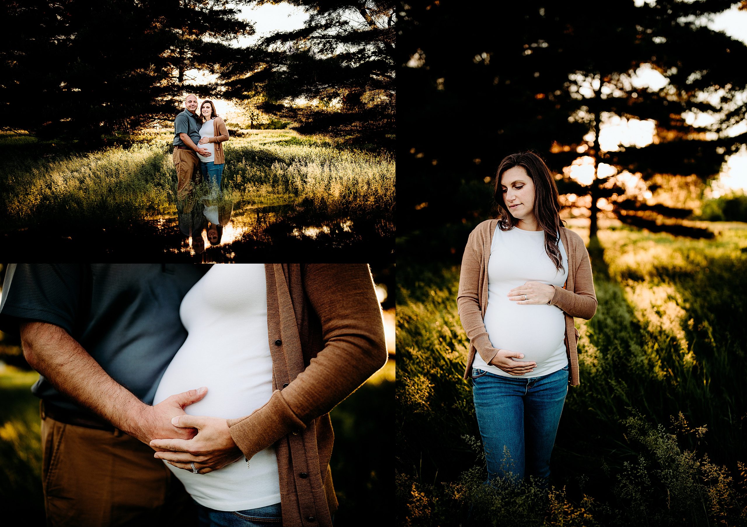 summer maternity photo session